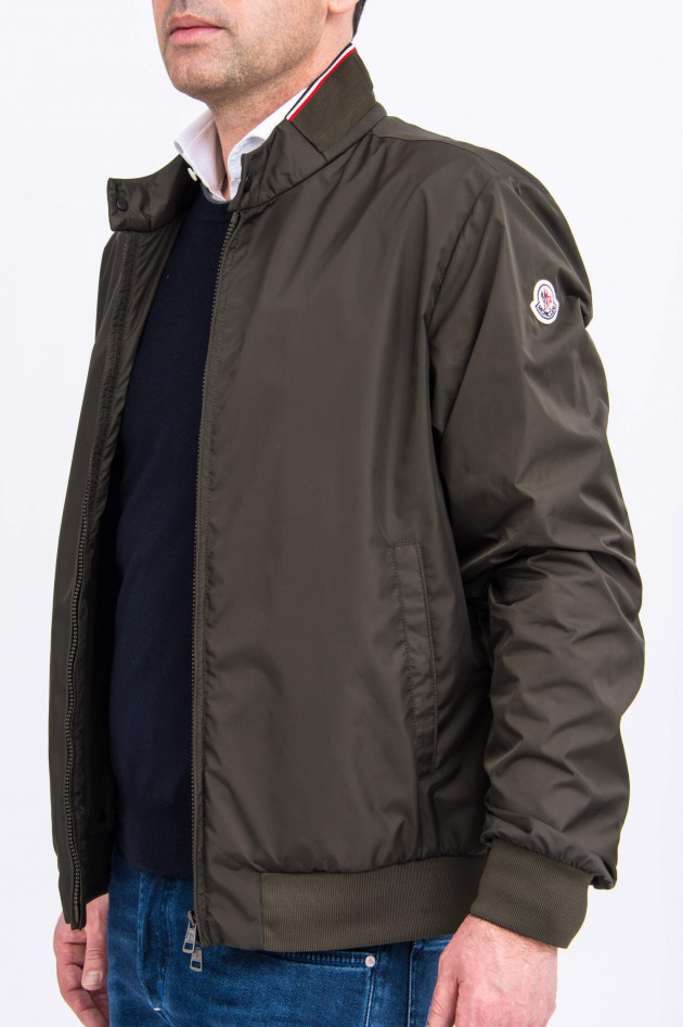 Moncler College Jacke REPPE in Oliv