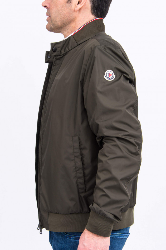 Moncler College Jacke REPPE in Oliv