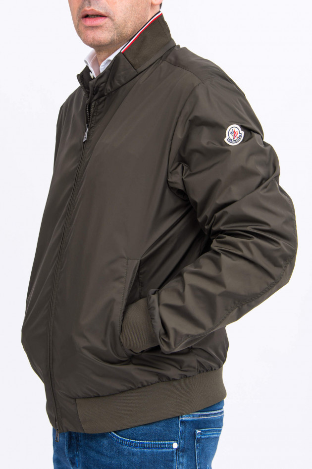 Moncler College Jacke REPPE in Oliv