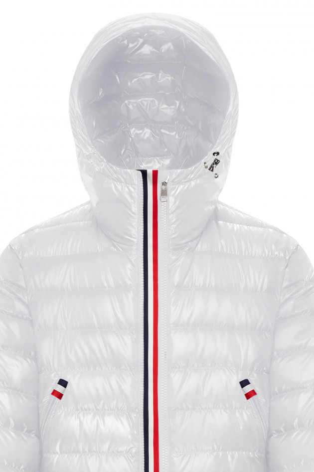 Moncler Leichte Daunenjacke BLESLE mit Kapuze in Weiß