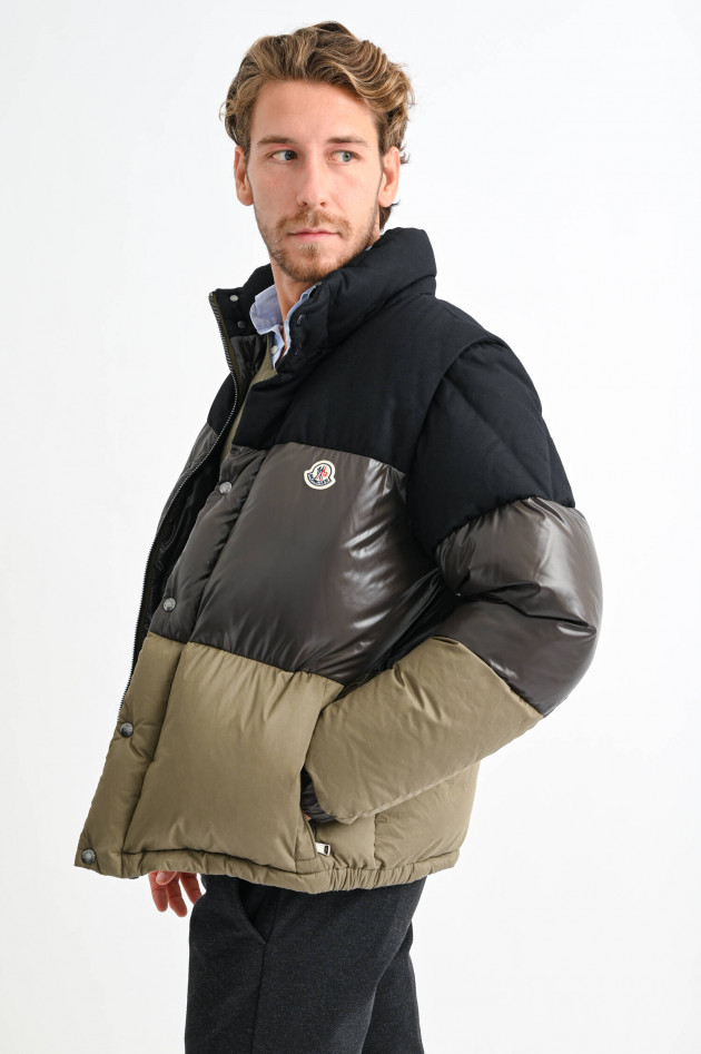 Moncler Jacke AVEILLAN mit Farbverlauf in Schwarz/Grün