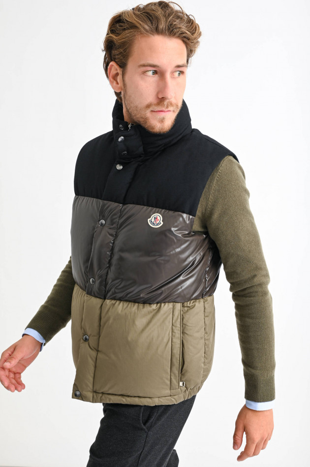 Moncler Jacke AVEILLAN mit Farbverlauf in Schwarz/Grün