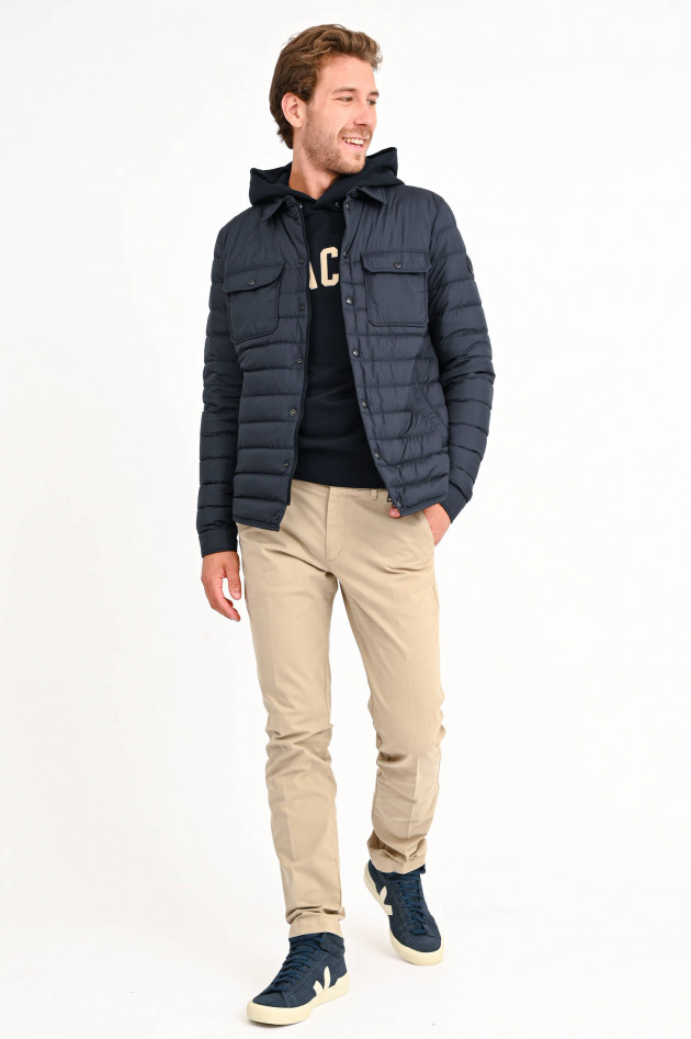 Moncler Daunenstepp-Hemdjacke SAMARY in Navy