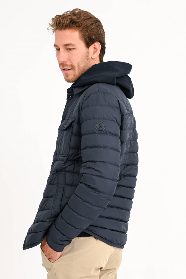 Moncler Daunenstepp-Hemdjacke SAMARY in Navy