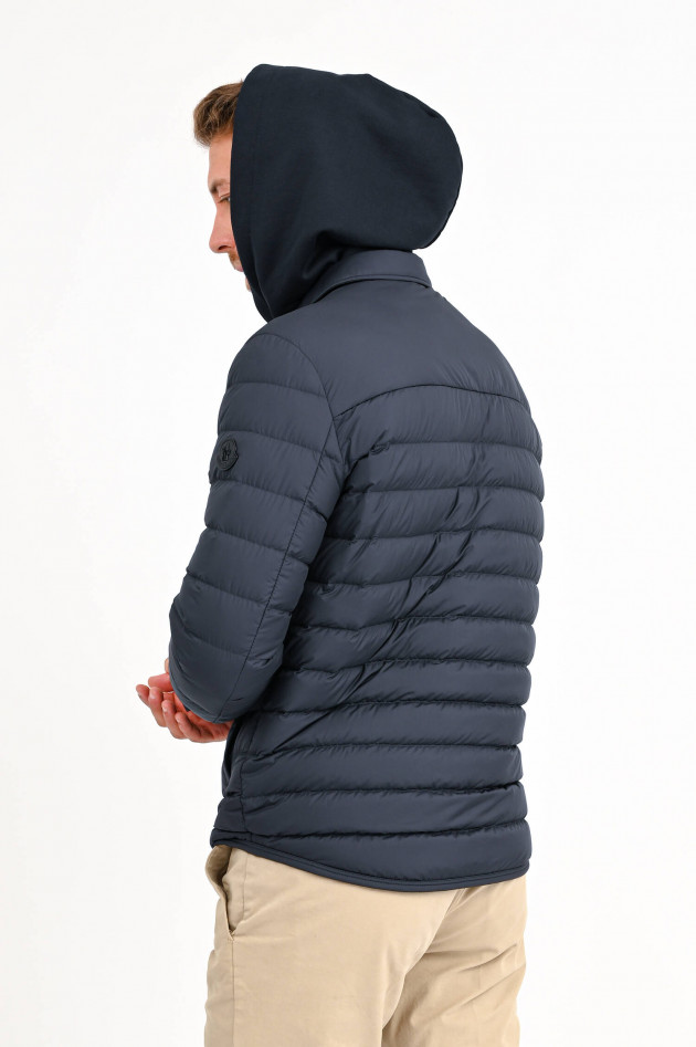 Moncler Daunenstepp-Hemdjacke SAMARY in Navy