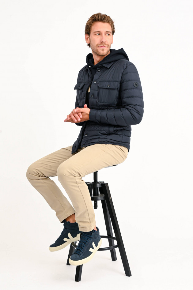 Moncler Daunenstepp-Hemdjacke SAMARY in Navy