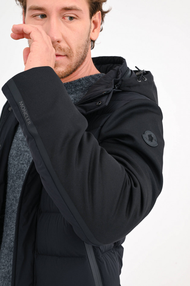 Moncler Daunenstepp-Jacke LETERRIER in Schwarz