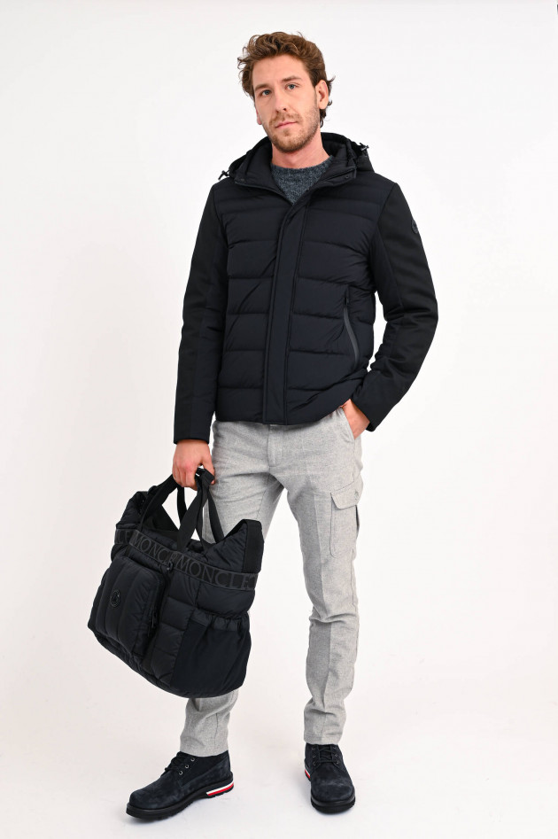 Moncler Daunenstepp-Jacke LETERRIER in Schwarz