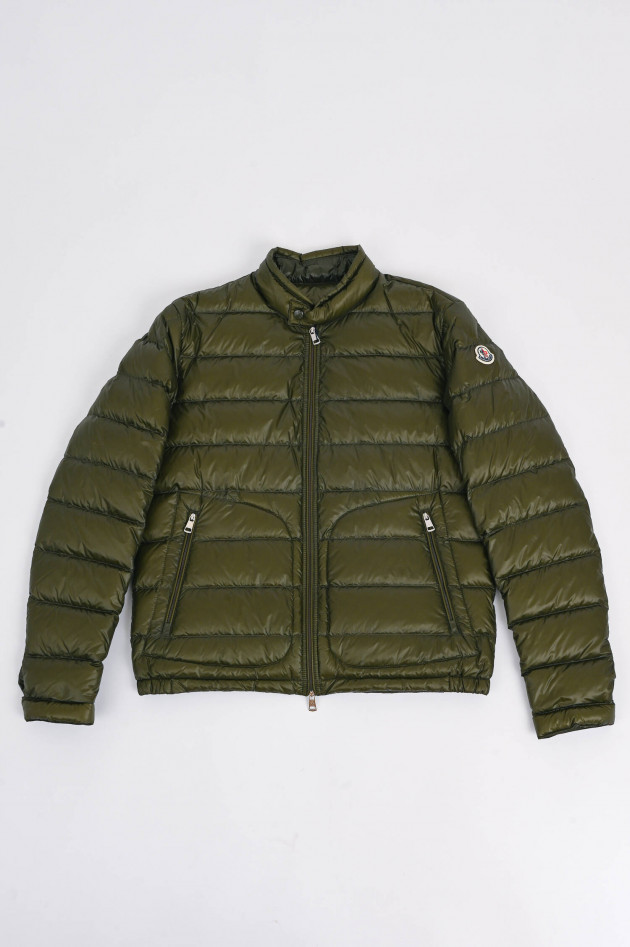 Moncler Leichte Daunenjacke ACORUS in Oliv