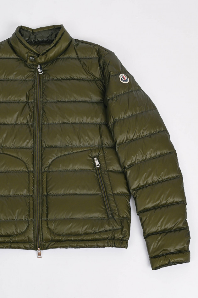 Moncler Leichte Daunenjacke ACORUS in Oliv