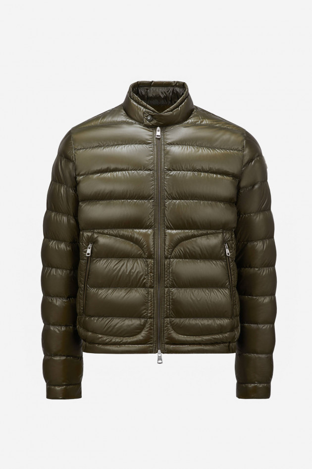 Moncler Leichte Daunenjacke ACORUS in Oliv