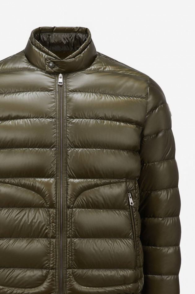 Moncler Leichte Daunenjacke ACORUS in Oliv