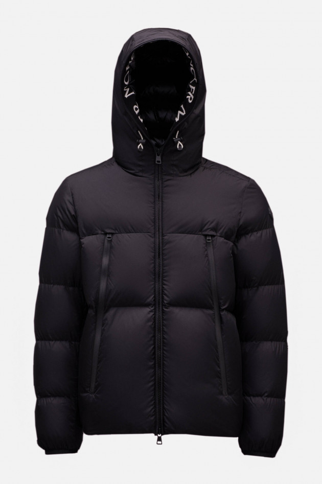 Moncler Daunenjacke MONTCLA in mattem Schwarz