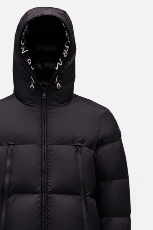 Moncler Daunenjacke MONTCLA in mattem Schwarz