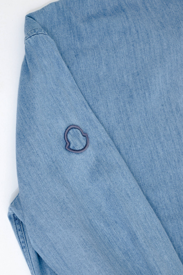 Moncler Jeanshemd in Mittelblau