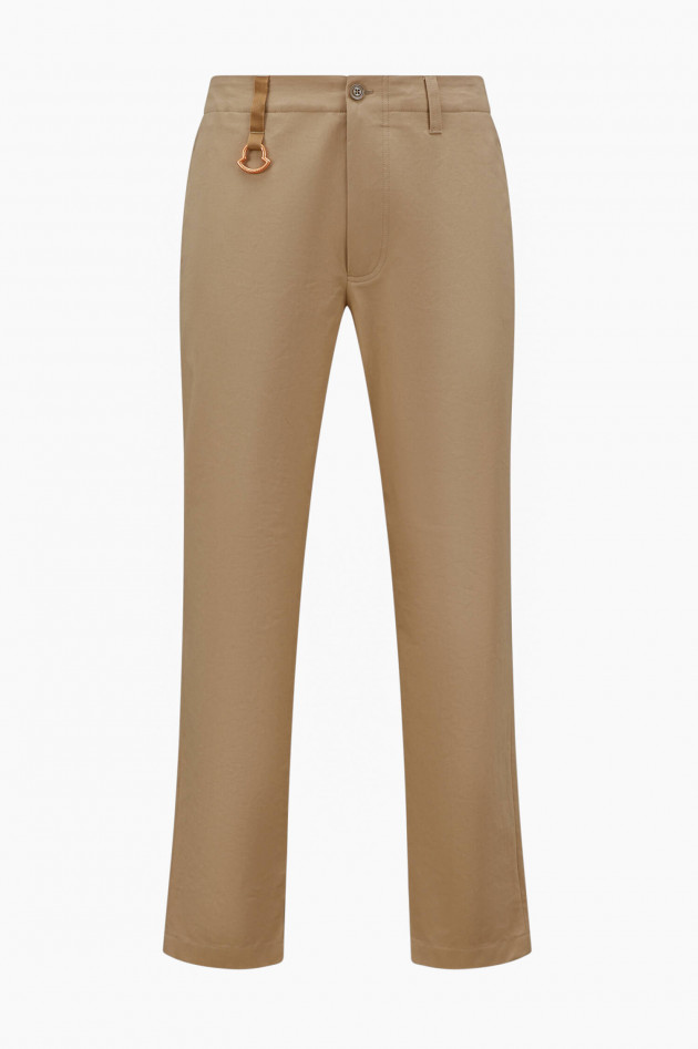 Moncler Baumwoll Hose in Beige