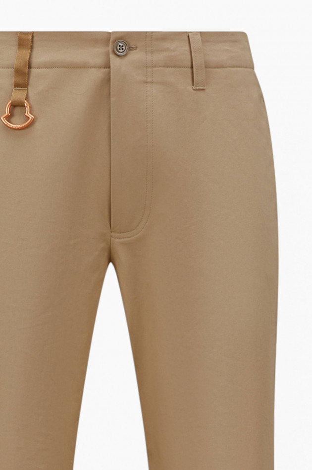 Moncler Baumwoll Hose in Beige