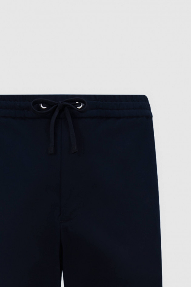 Moncler Hose mit elastischem Bund in Navy