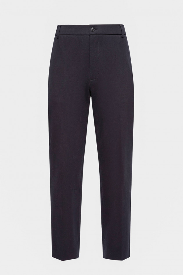Moncler Hose aus Baumwolljersey in Dunkelblau