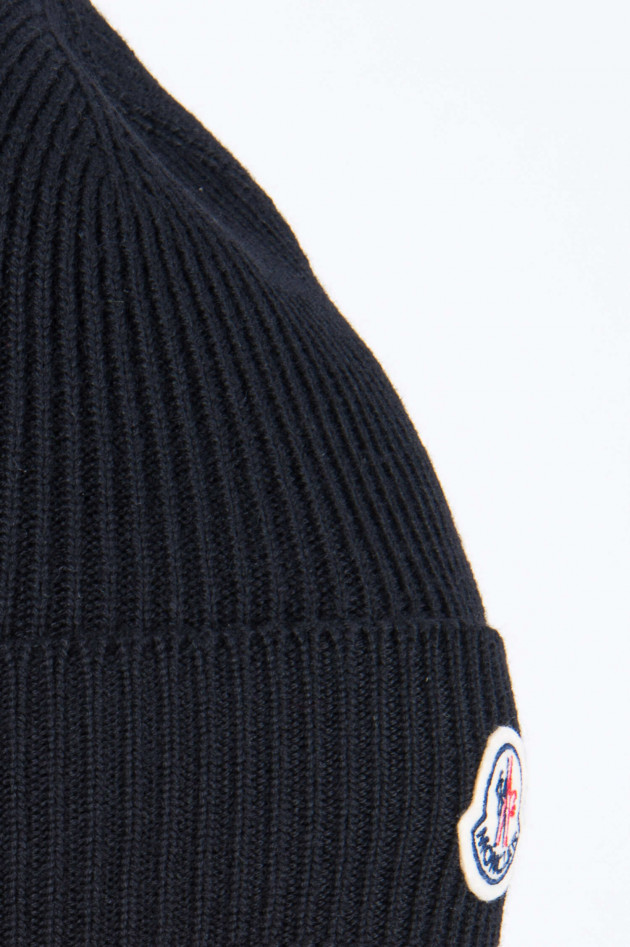 Moncler Beanie in Schwarz