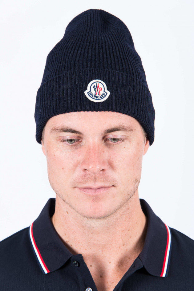 Moncler Beanie in Navy