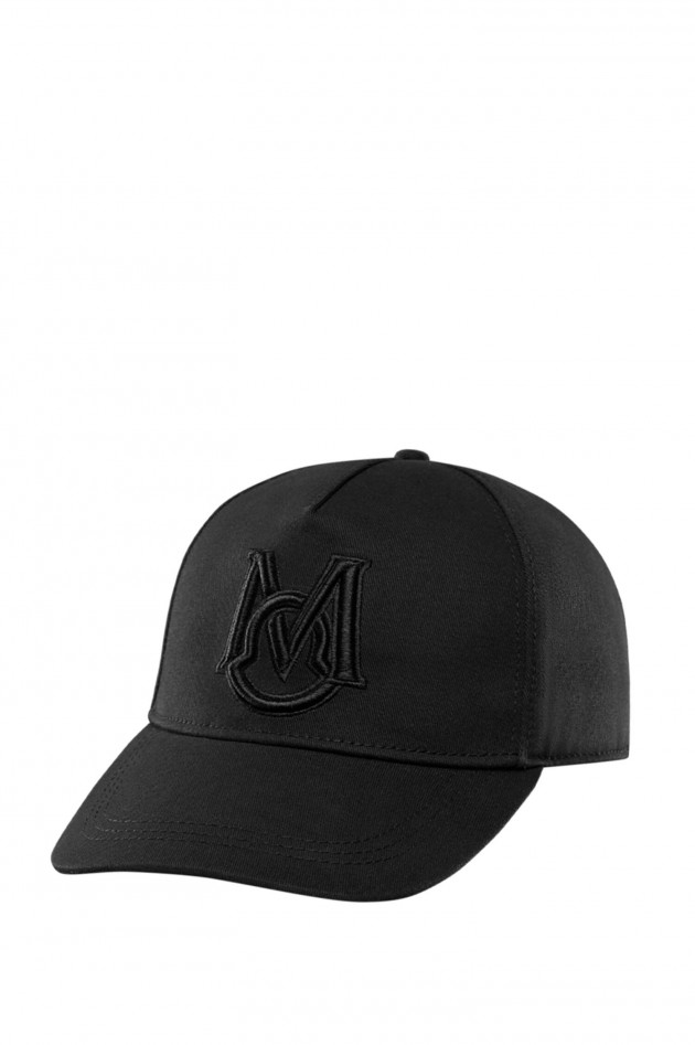 Moncler Basecap mit Logo-Stitching in Schwarz