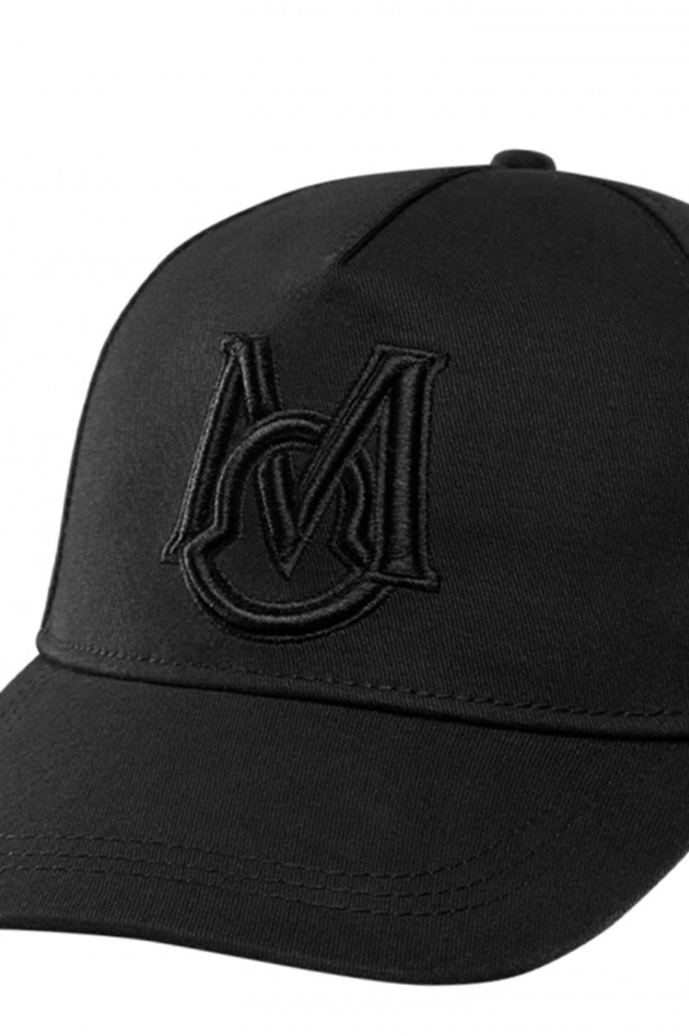 Moncler Basecap mit Logo-Stitching in Schwarz