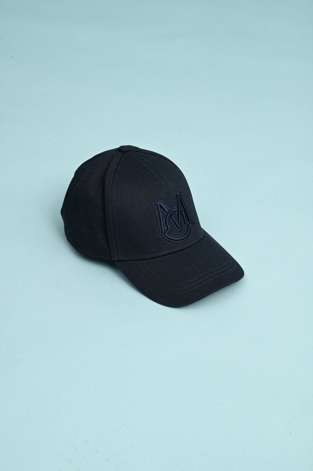 Moncler Basecap mit Logo-Stitching in Navy