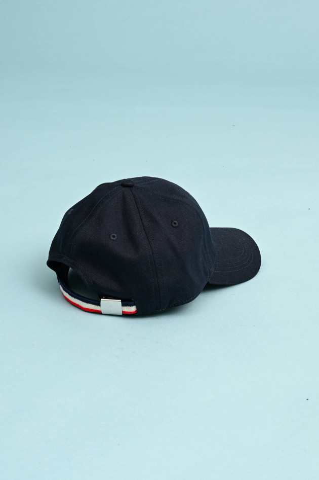 Moncler Basecap mit Logo-Patch in Navy