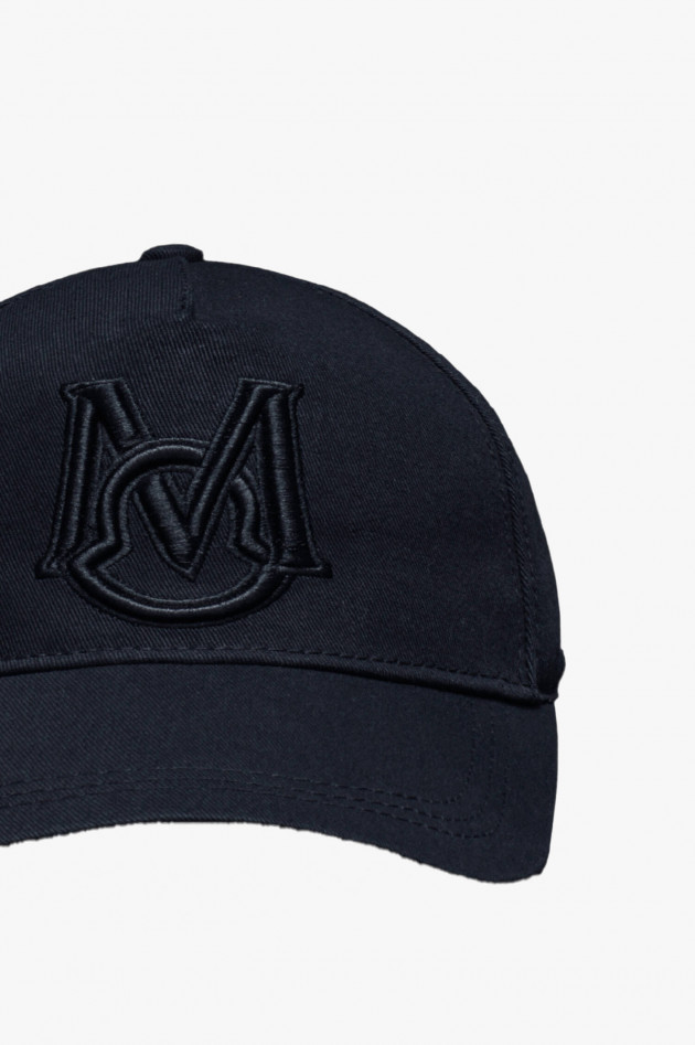 Moncler Baseball Cap mit Monogram in Navy