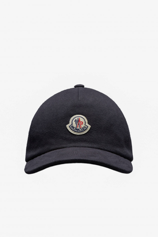 Moncler Basecap mit Logo in Navy