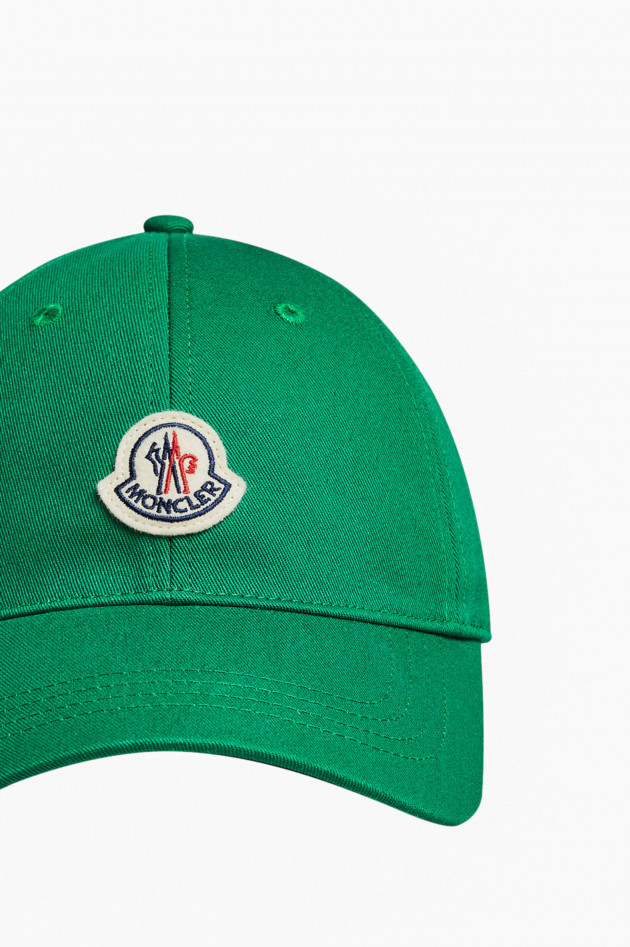 Moncler Basecap mit Logo in Grün