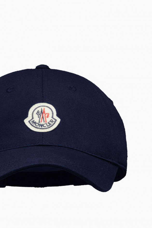 Moncler Basecap mit Logo in Navy