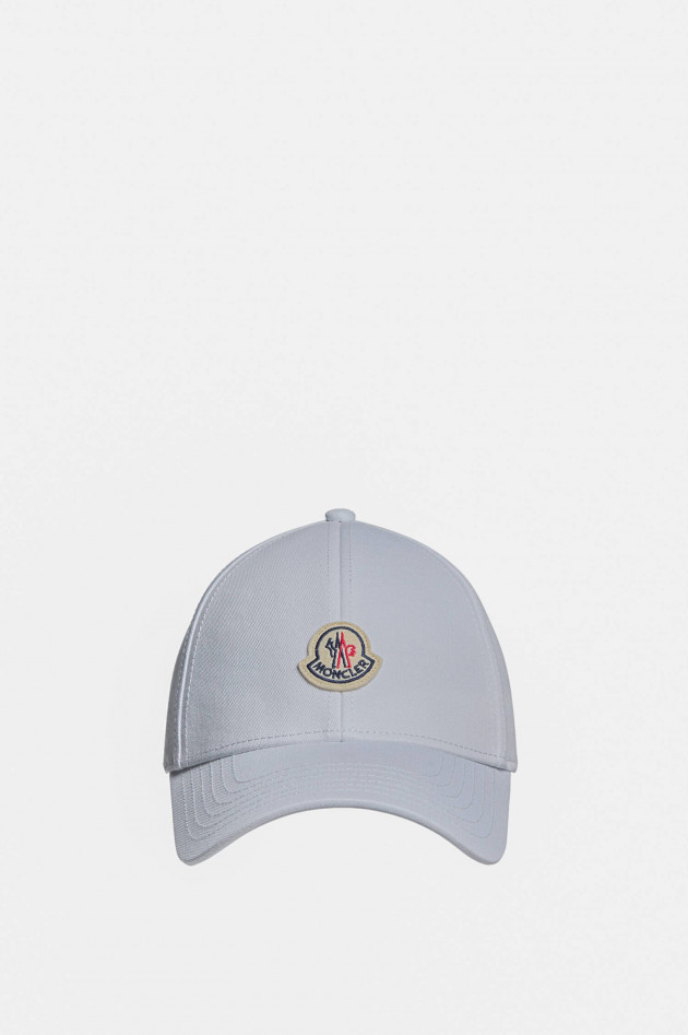 Moncler Basecap mit Moncler-Logo in Weiß