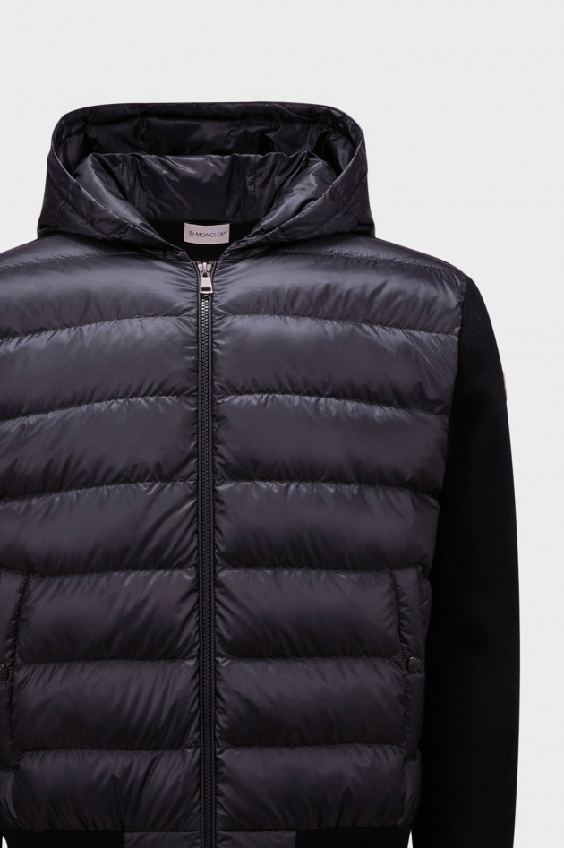 Moncler Hybrid Jacke in Schwarz