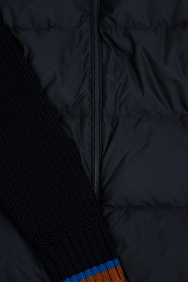 Moncler Hybrid Steppjacke in Navy