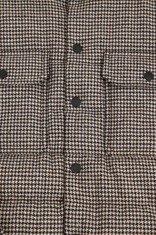 Moncler Overshirt GASSERHOF in Braun kariert