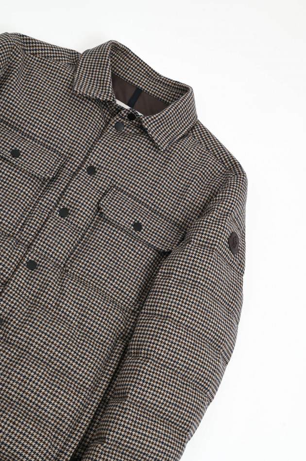 Moncler Overshirt GASSERHOF in Braun kariert
