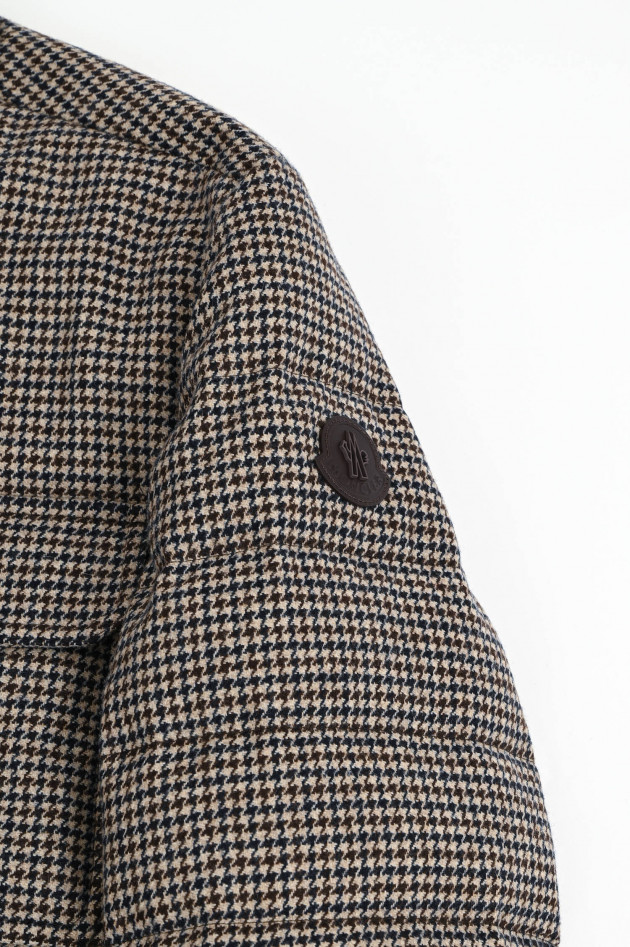 Moncler Overshirt GASSERHOF in Braun kariert