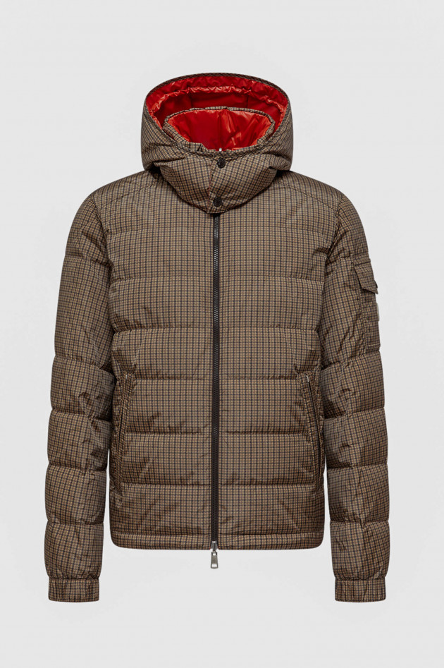 Moncler Wende-Daunenjacke JONAGE in Khaki/Orange/Schwarz