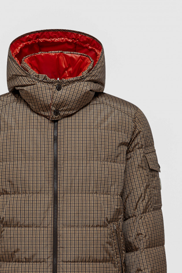 Moncler Wende-Daunenjacke JONAGE in Khaki/Orange/Schwarz