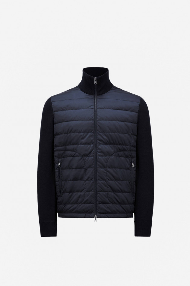 Moncler Hybrid Daunenjacke CARDIGAN in Marine