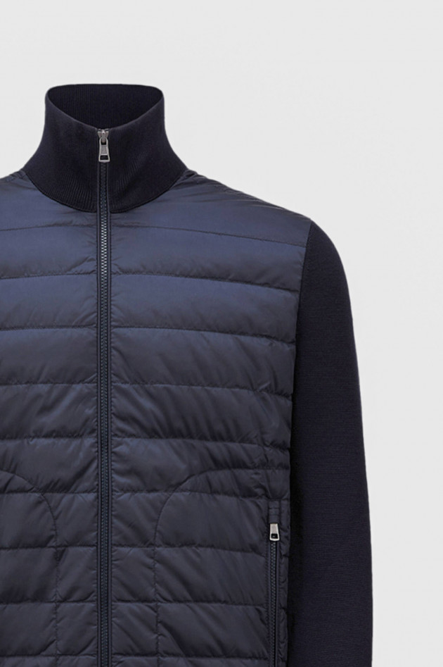 Moncler Hybrid Daunenjacke CARDIGAN in Marine