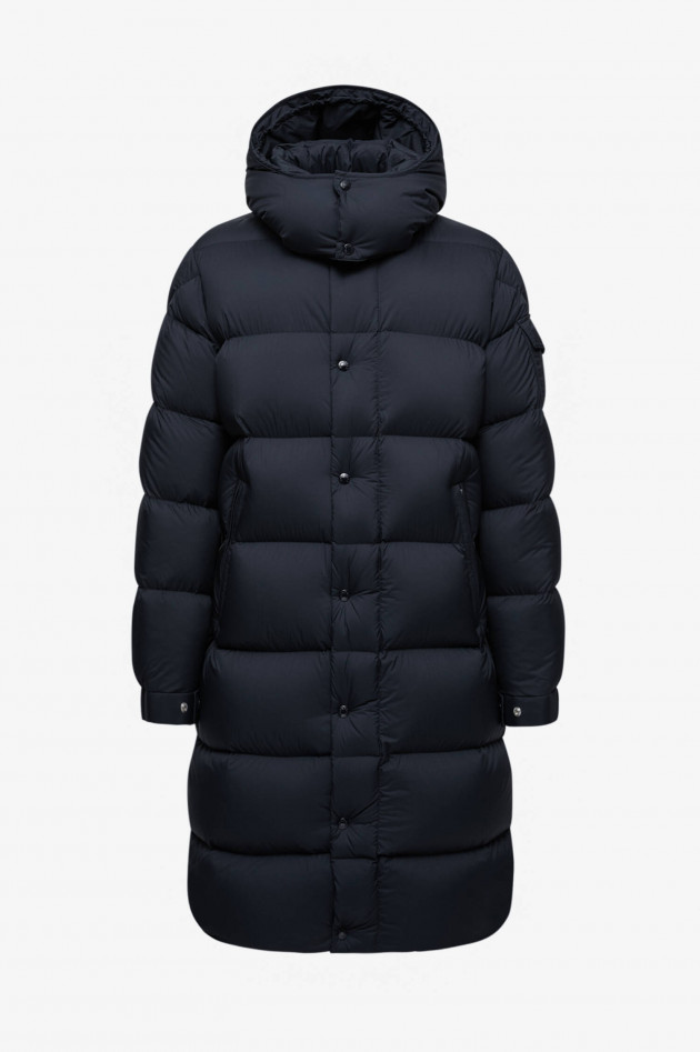 Moncler Daunen Steppmantel in Navy