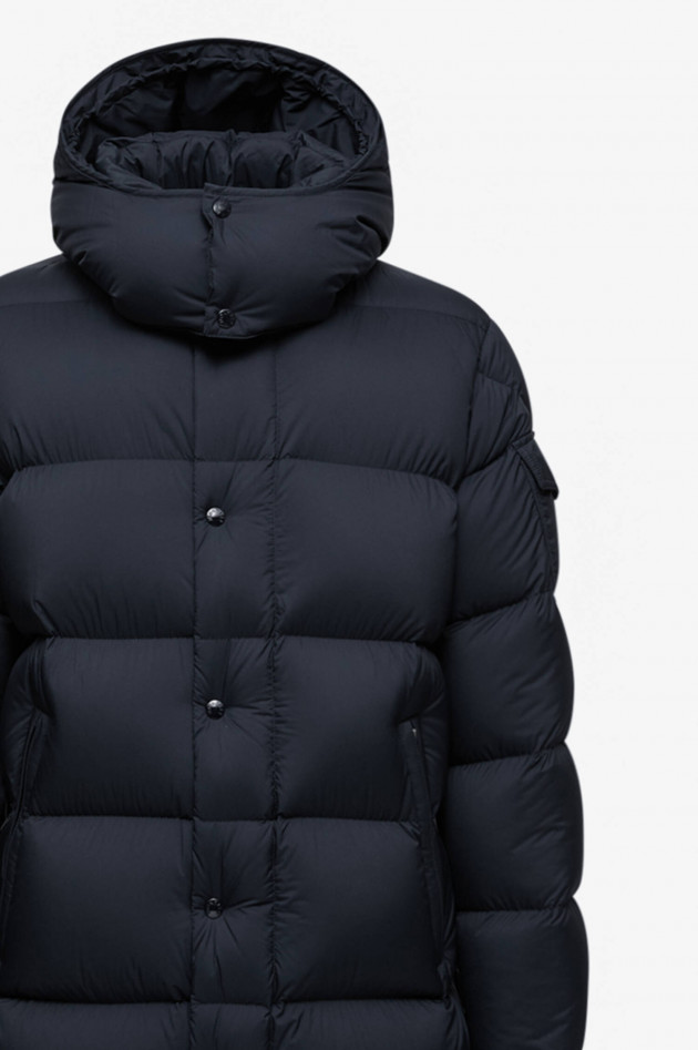 Moncler Daunen Steppmantel in Navy