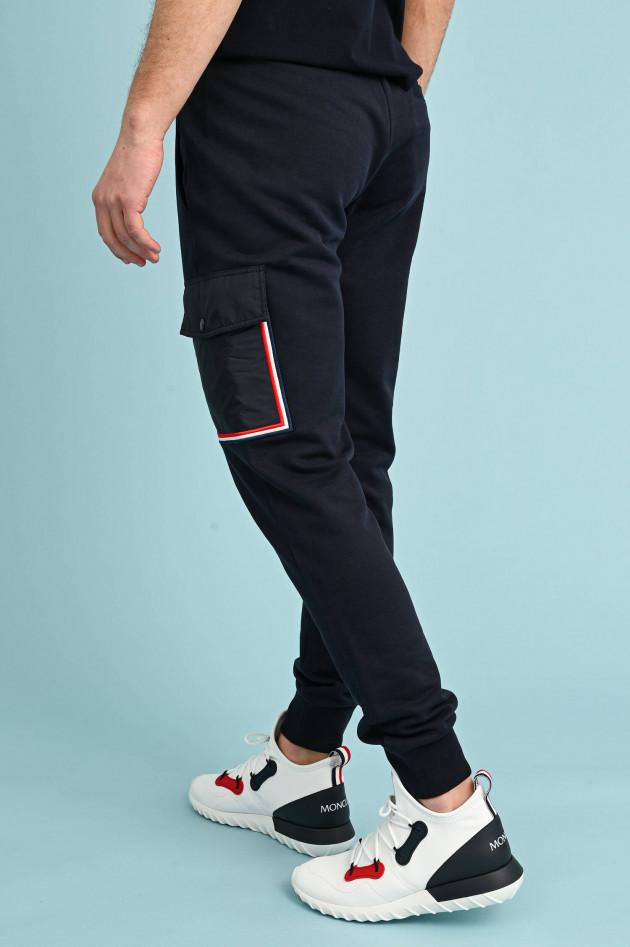 Moncler Sweatpants mit Cargo-Taschen in Navy