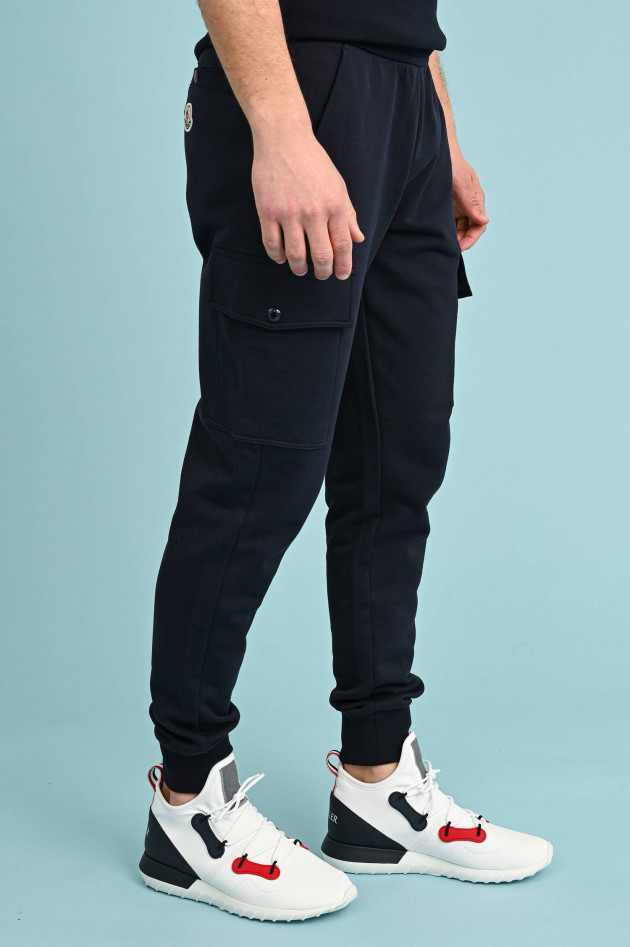 Moncler Sweatpants mit Cargo-Taschen in Navy