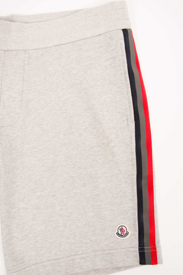 Moncler Jersey-Shorts in Grau meliert