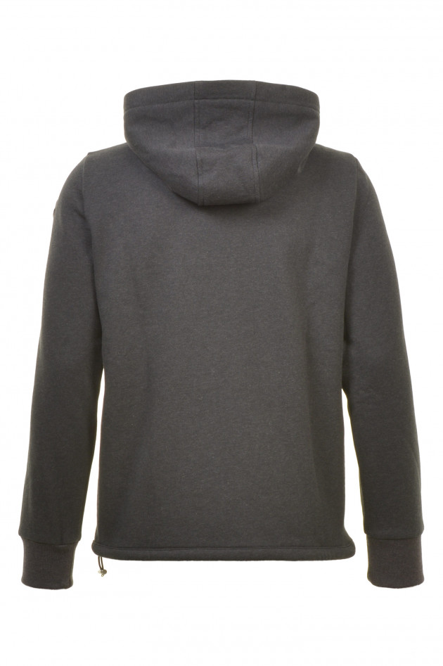 Moncler Daunenjacke mit Kapuze in Grau