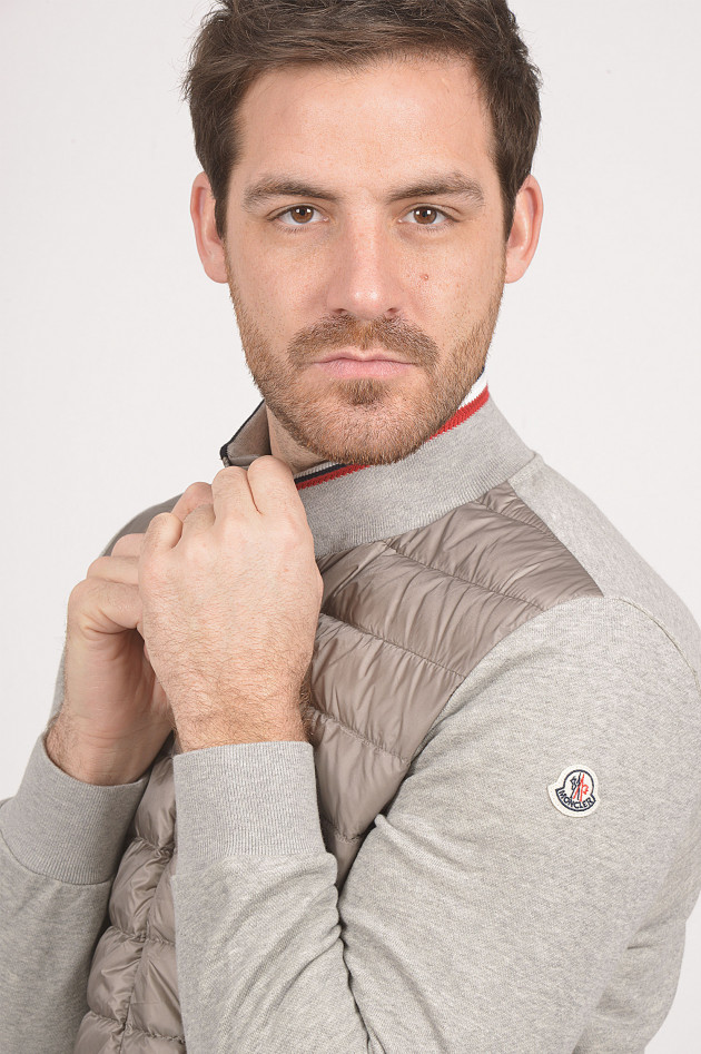 Moncler Sweatjacke in Grau